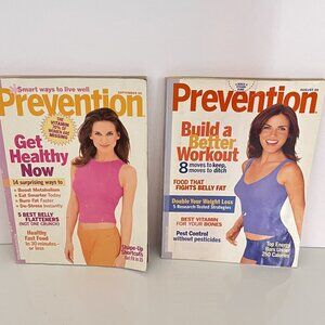 PREVENTION Magazines LOT OF 2/August 2005 and September 2005-Preowned